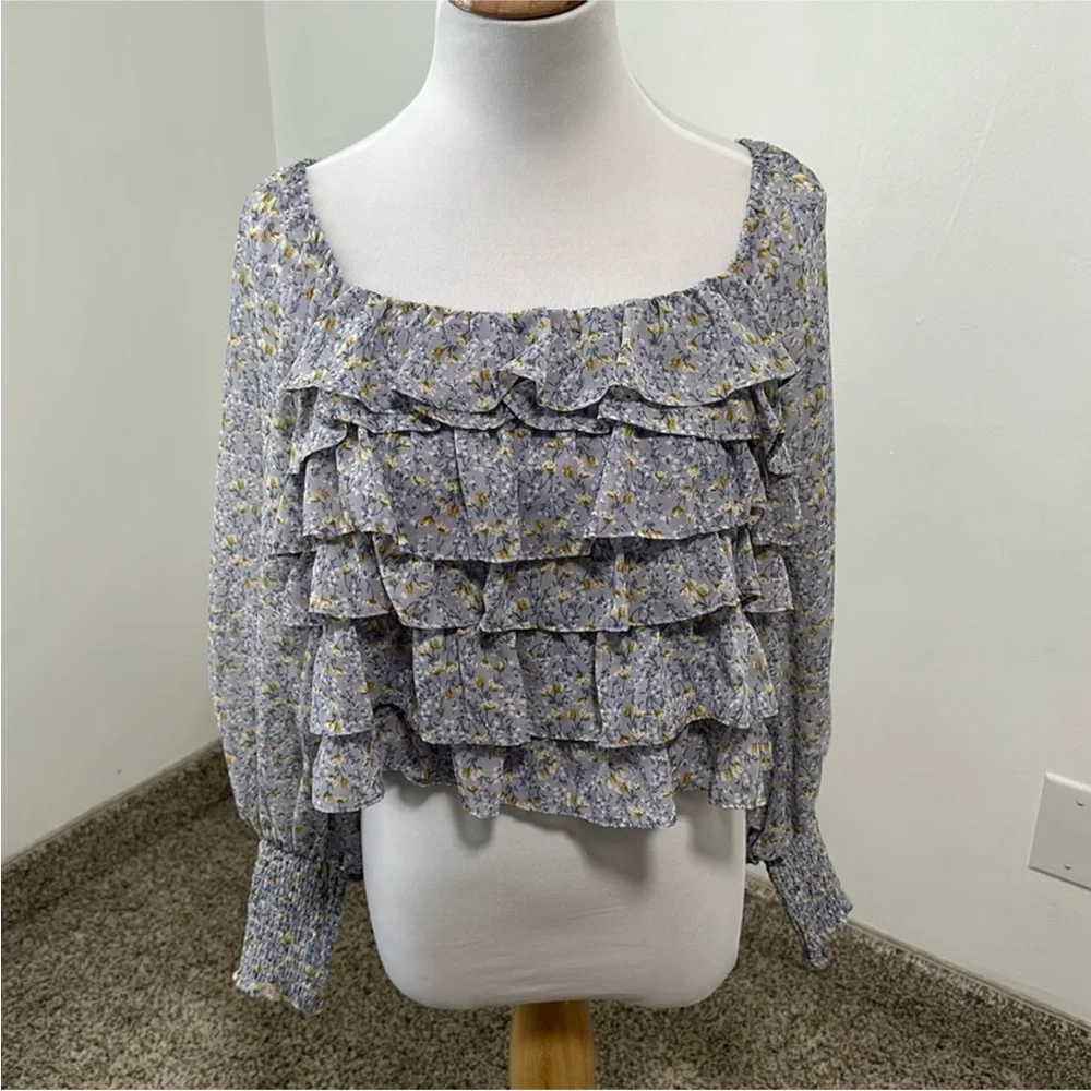 🌷 Bundle of 3 NWT/NWOT ASTR Cropped Blouses - Picture 5 of 14